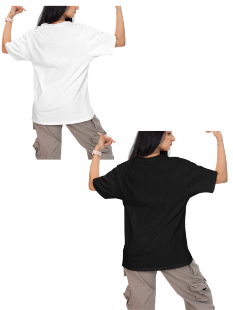 combo offer women's t-shirt back