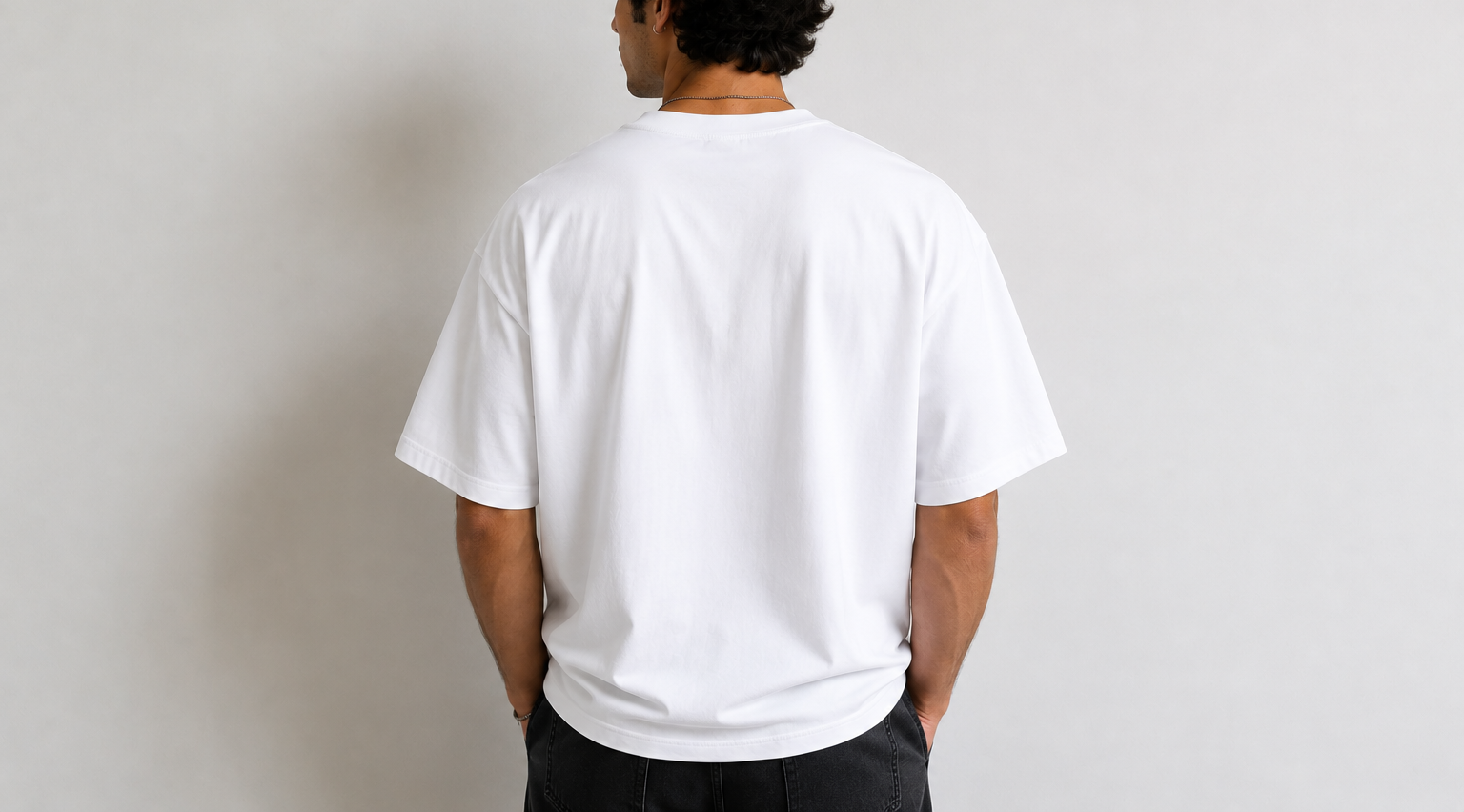 Mens Oversize T Shirt be a true original back1
