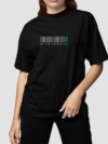 Women oversize t shirt black be the unique one1