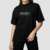 Women oversize t shirt black be the unique one1